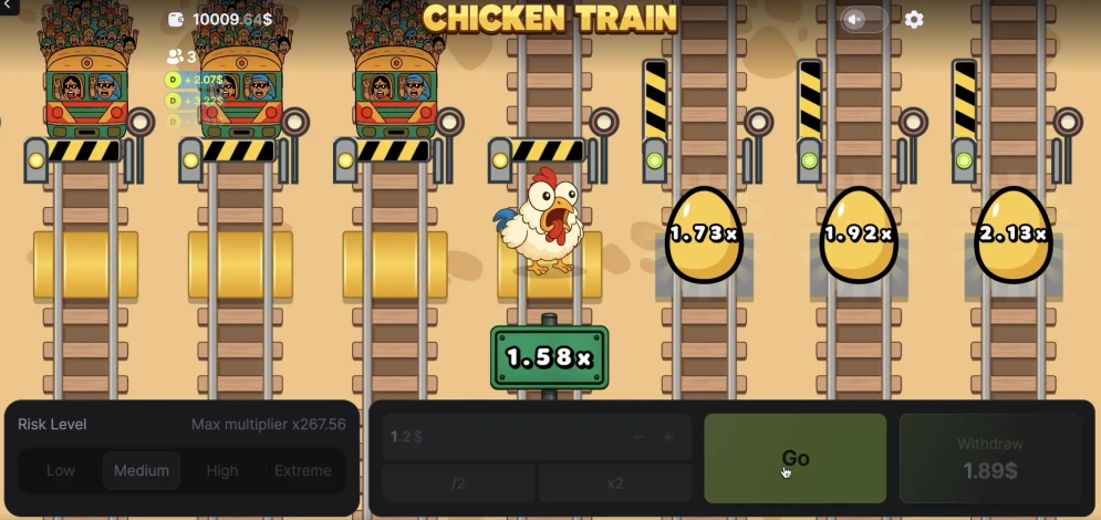 Chicken vs Train Game