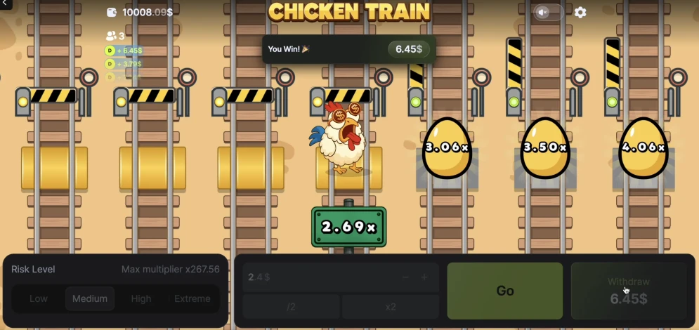 Chicken vs Train
