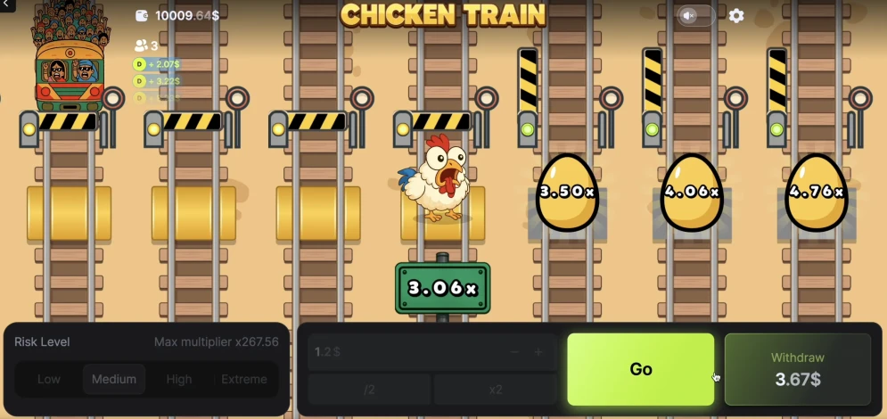 Chicken vs Train
